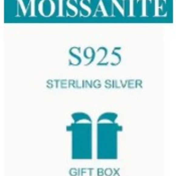 Unisex 2 Carat Moissanite 925 Sterling Silver 18K Golden Plated Ring Size 9 - Picture 5 of 8